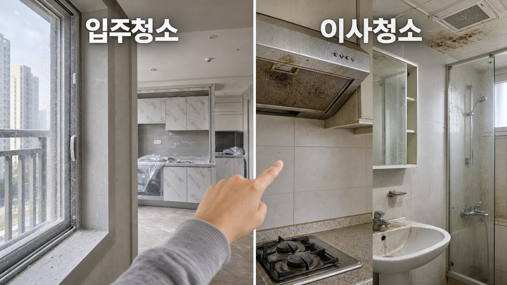 입주청소와 이사청소 차이 비교 및 업체 선택 팁