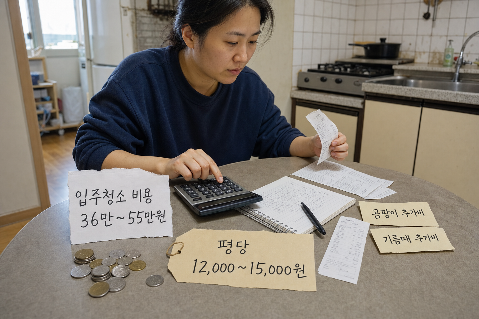 30평대 구축아파트 입주청소 비용, 2026년 견적 기준과 추가금 체크