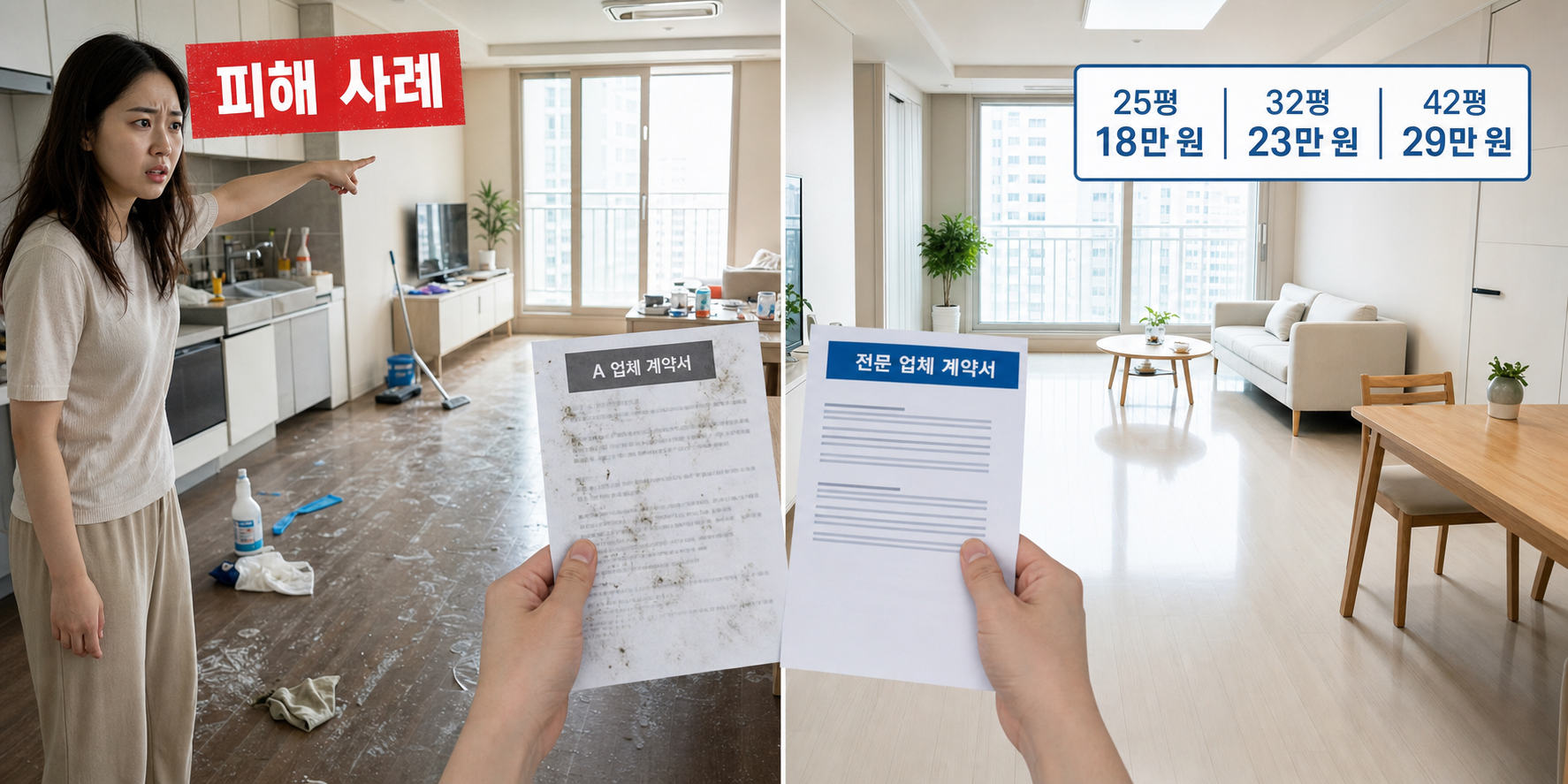 2026년 이사 청소 업체 선택 시 반드시 확인해야 할 기준