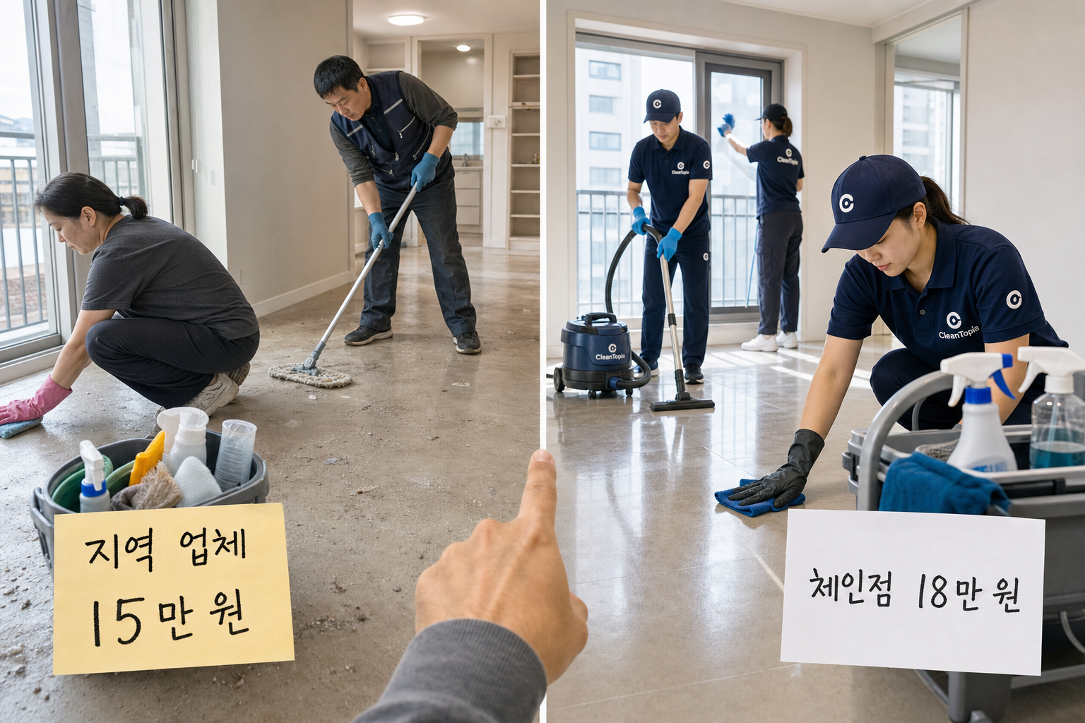 입주청소 후기로 비교하는 지역 업체와 체인점 선택 기준