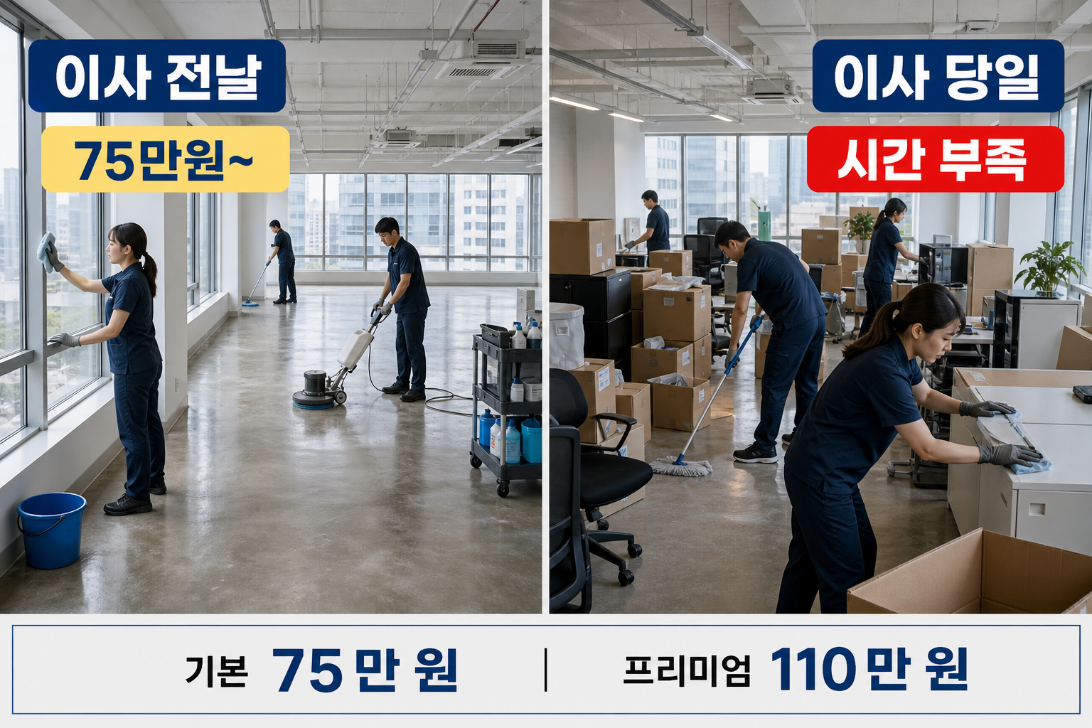 사무실 입주청소 입주 전 청소 시기를 놓치지 마세요