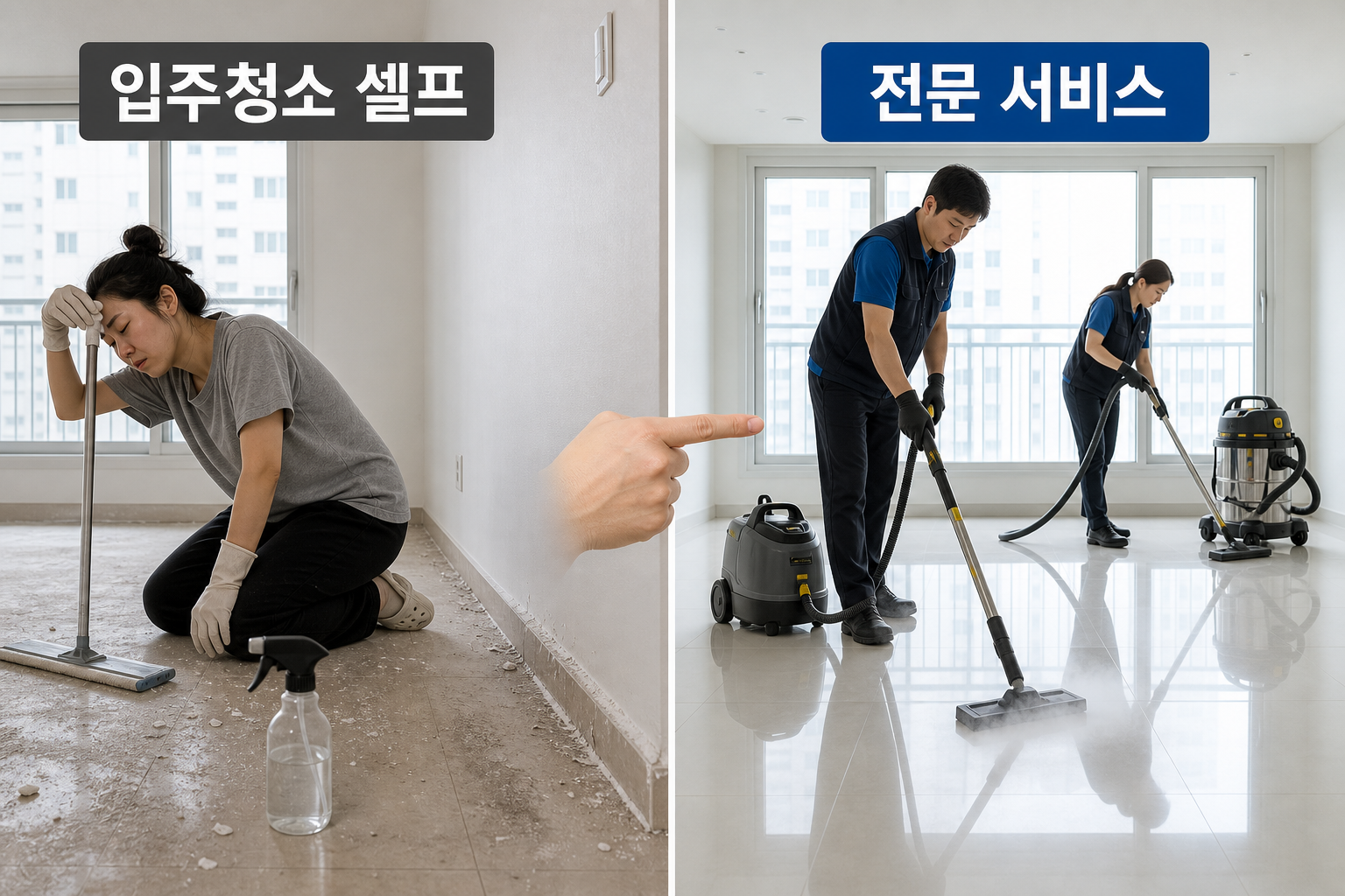 입주청소 셀프, 전문가에게 맡기는 것이 더 나을까?