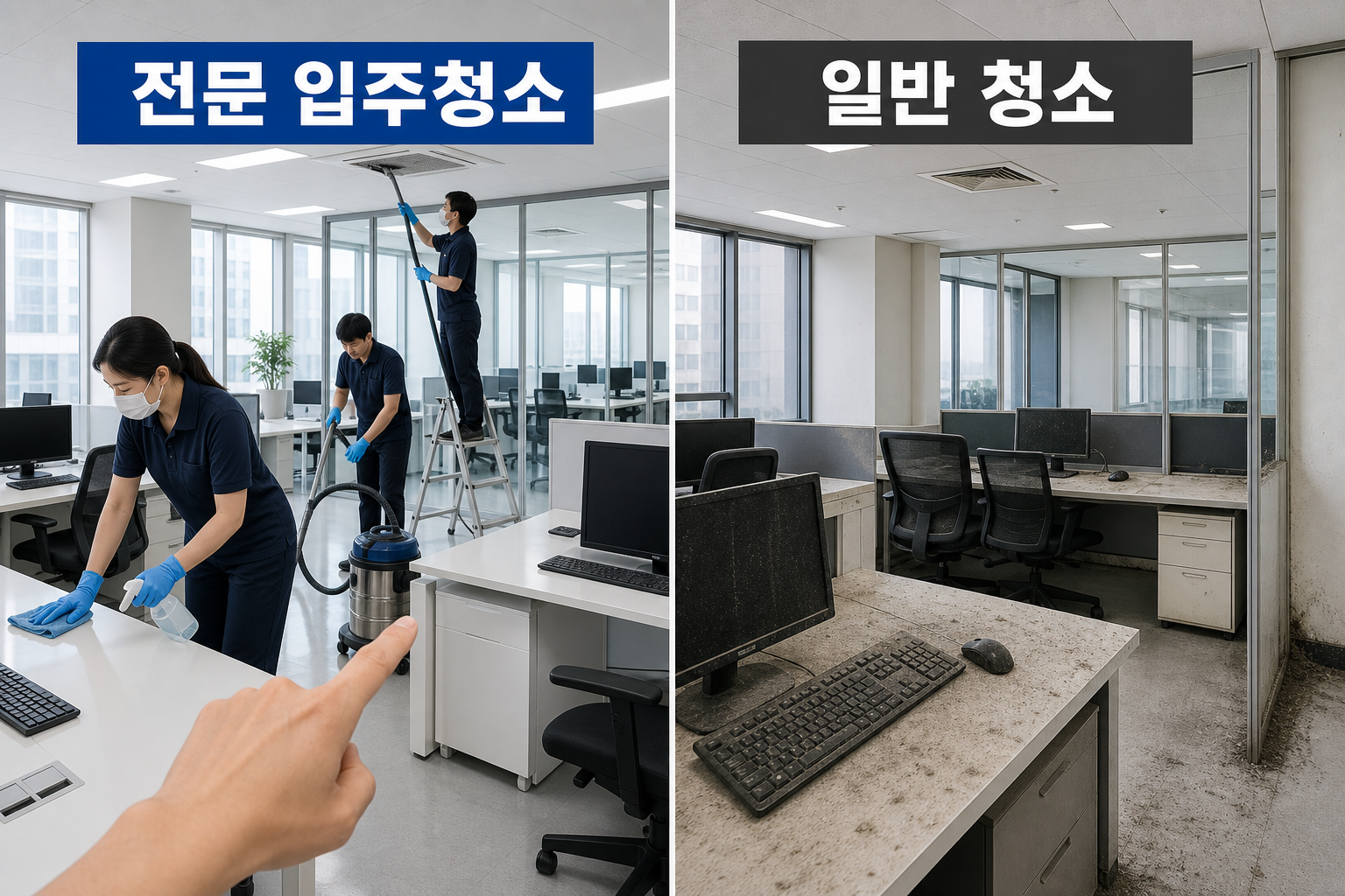 사무실 입주청소 전문 업체 선택 기준과 실무 팁