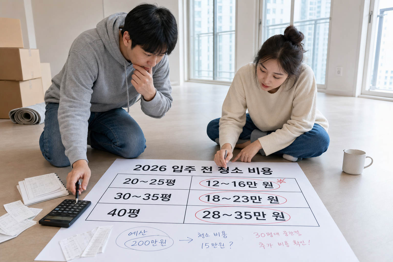 입주 전 청소 비용과 절차 완벽 가이드