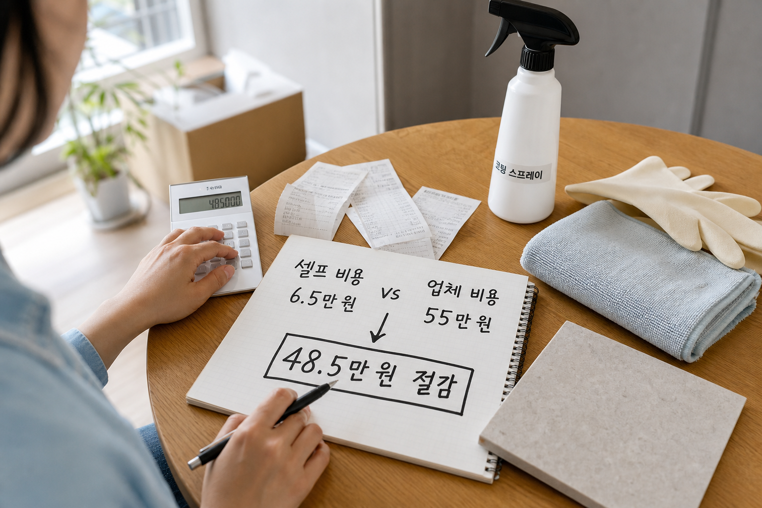 입주청소 셀프 로 100만 원 아끼는 초간단 코팅법