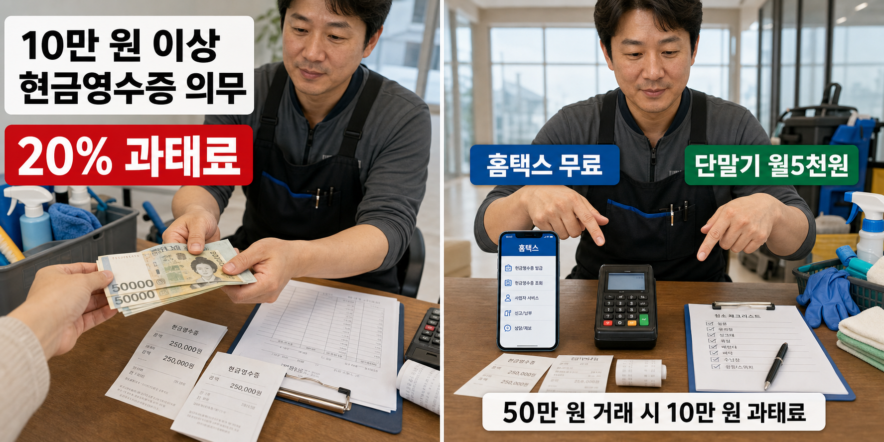 입주청소 현금영수증, 의무발행 업종일까? 사장님이 꼭 알아야 할 내용