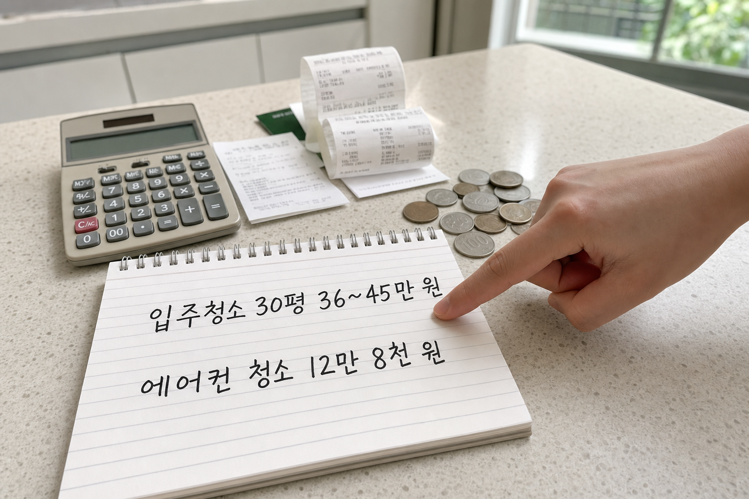 입주청소 비용, 에어컨 청소 12만 8천원까지 봐야 할까