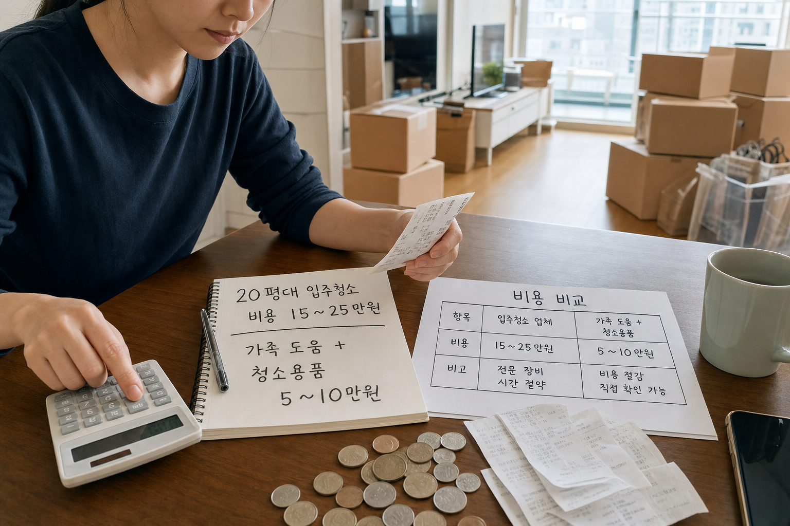 입주청소 비용, 가족에게 부탁하기 전 현실적으로 따져볼 기준