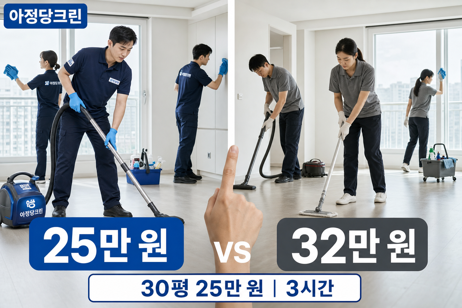 서울 아파트 입주청소 아정당크린 전문 업체 비교