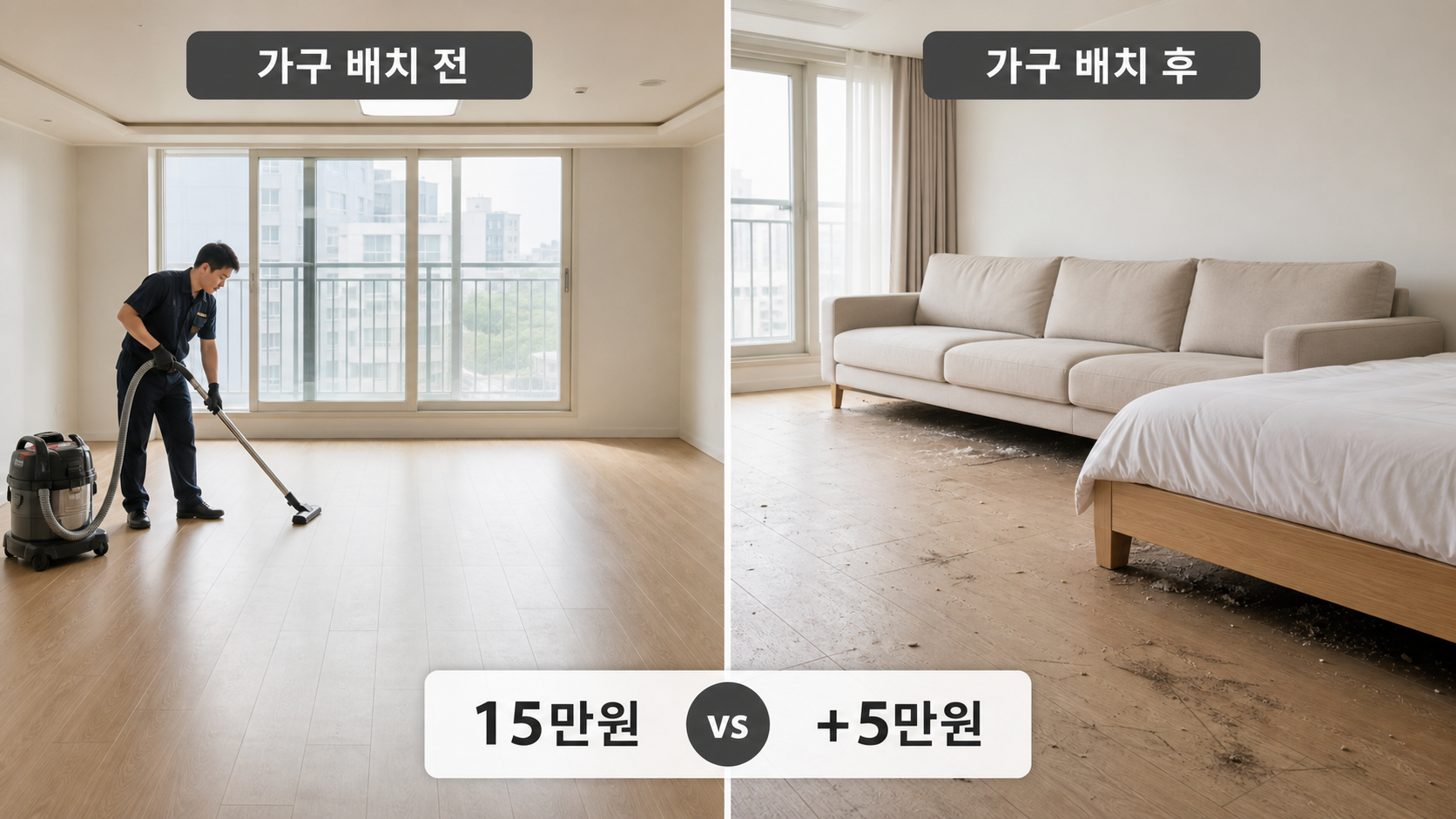 입주청소 후기: 가구를 들이고도 청소가 필요한 이유