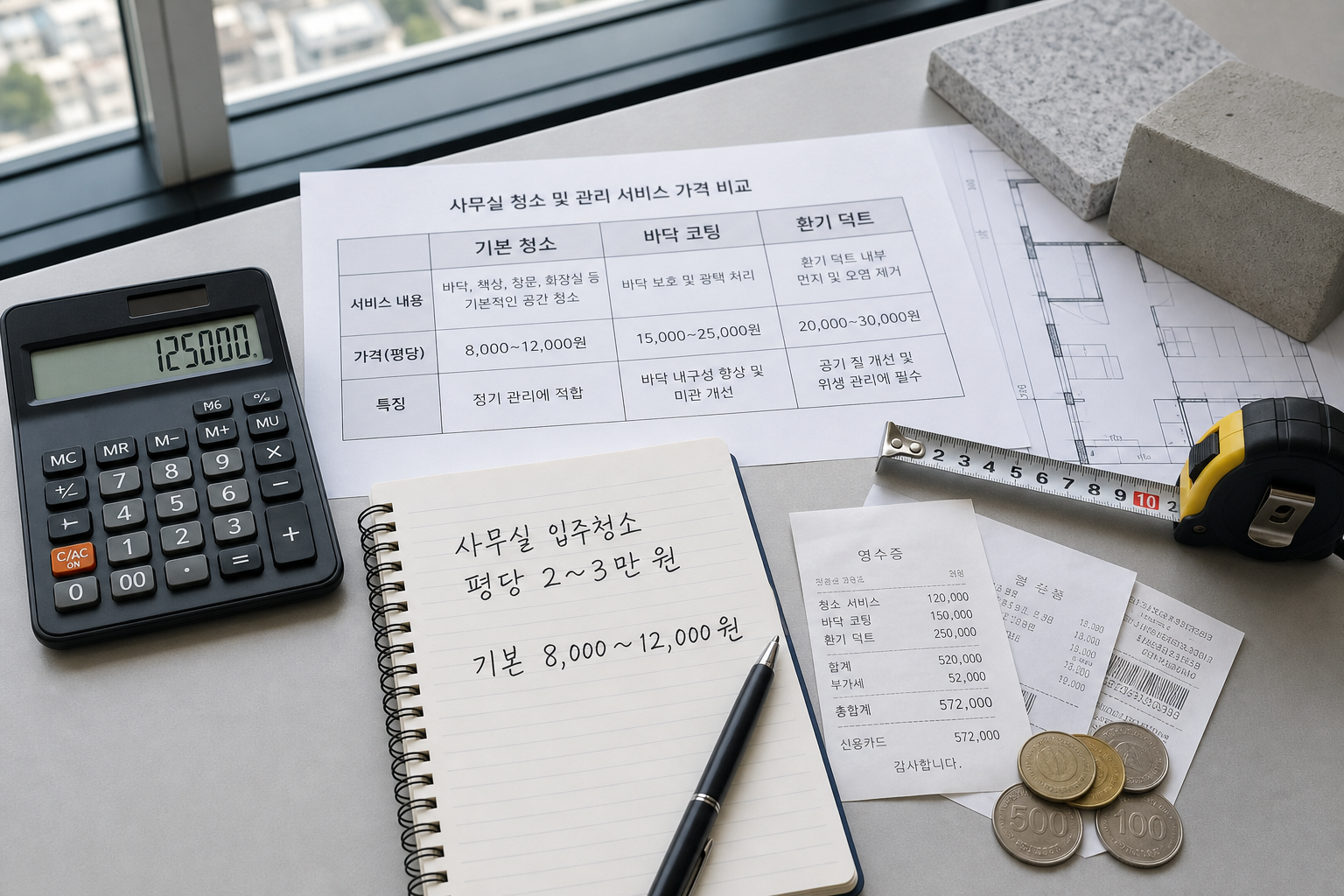 사무실 입주청소 비용과 범위 정리: 사무실 입주청소